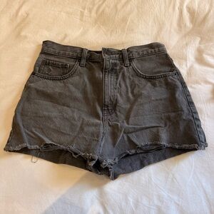 UNIQLO Black Denim Women Shorts